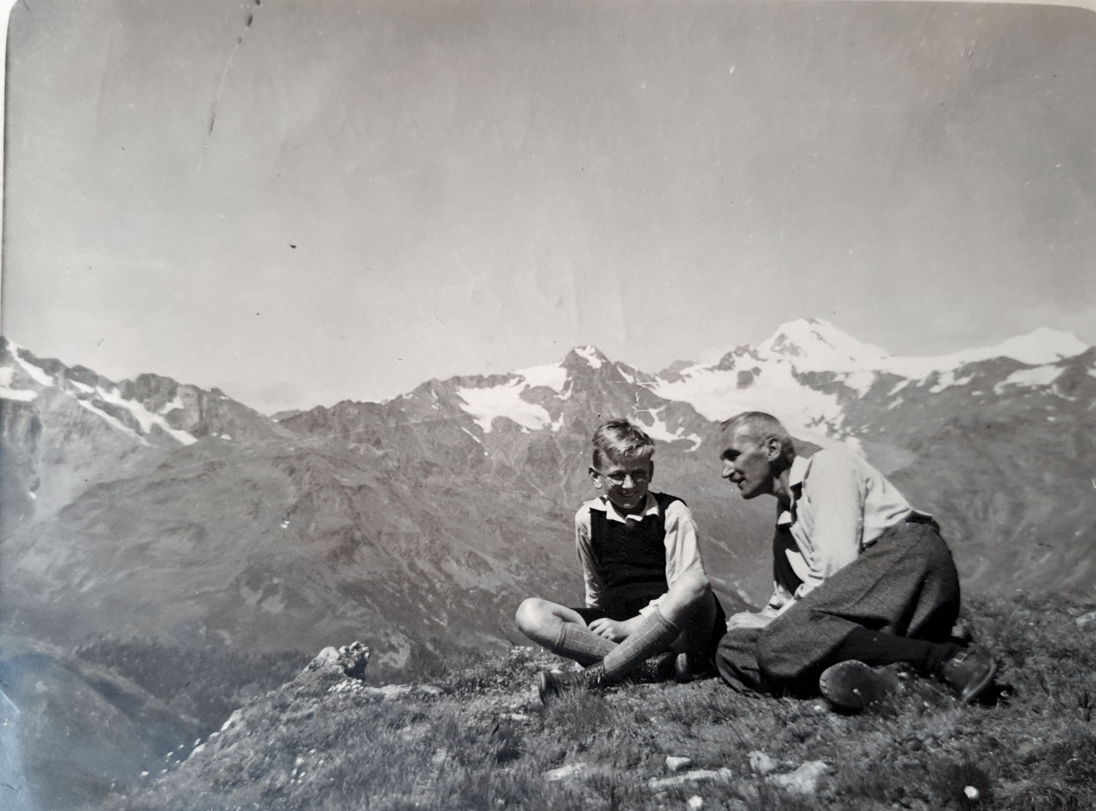 1938 - Nockspitze, Schnalstal (Südtirol) - Walter und Werner Jaroschek