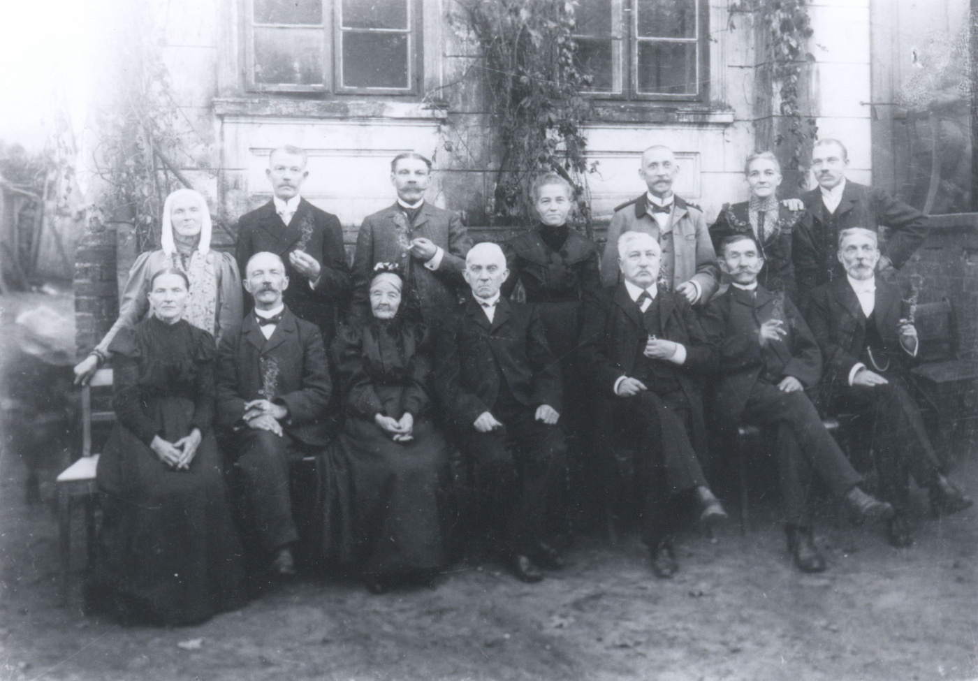 1907 - Diamantene Hochzeit Philipp und Johanna Gediga, geb. Massarek