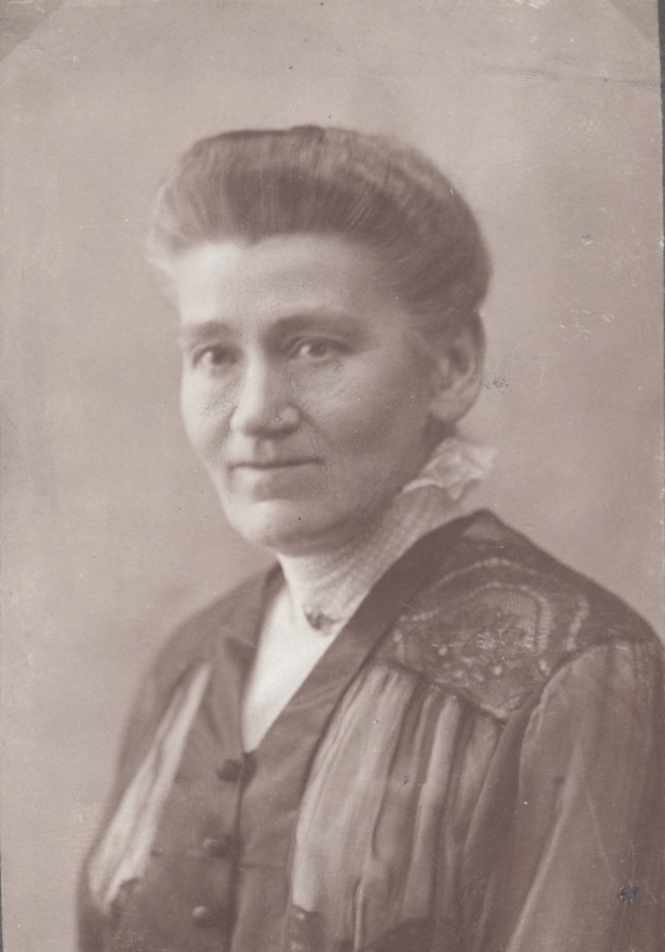 1910 - Berta Jaroschek, geb. Schaff - meine Urgroßmutter