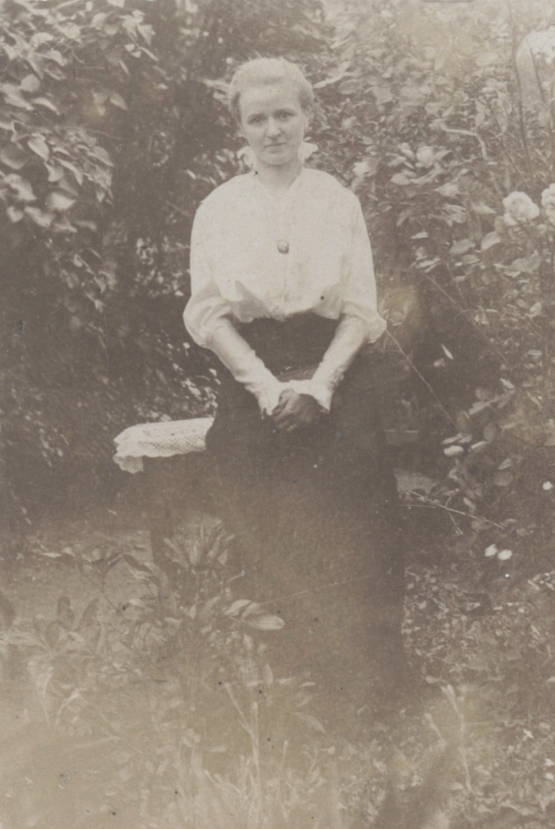 1916 - Verlobungsfoto - Gretel Jaroschek, geb. Gediga